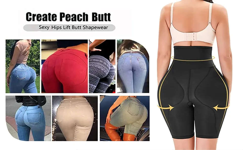 Hip Pads For Women Hip Dip Pads Fake Butt Padded Underwear Hip Enhancer  Shapewear Crossdressers Butt Lifter Pad Panties Shaper