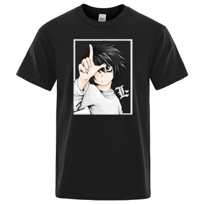 death note t shirt man Short sleeve 2020 summer Cotton Quality Men T-shirt japanese anime tshirt mens tops Harajuku Streetwear