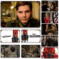 คลาสสิก2009ภาพยนตร์ Inglourious Basterds โปสเตอร์โลหะ Vintage แผ่นโลหะ Retro ป้ายดีบุกสำหรับ Home บาร์,คาเฟ่,และ Wall Decor