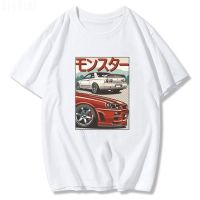 ?เสื้อยืด2023 JDM สำหรับผู้ชายสไตล์ญี่ปุ่นย้อนยุคผ้าฝ้ายยุค90S 100% เครื่องปรับอากาศรถยนต์คอกลมแขนสั้นลำลองสไตล์ญี่ปุ่นผู้ชายฮาราจูกุ