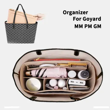 EverToner Felt Insert Organizer For Goyard GM PM Mini Tote Bag