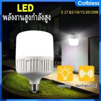 การประหยัดพลังงาน E27 LED Light Bulb 5W 10W 15W 20W 30W พลังงานสูง 6500K สีขาว LAMPADA LED หลอดไฟหลอดไฟ LED ไฟบ้าน Cotbies