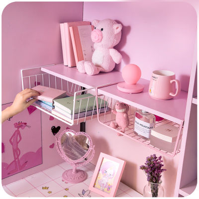 Hanging Basket Layered Rack Dormitory Artifact Student Bedroom Wardrobe Storage Partition Desk Board Kitchen storage rack