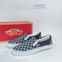 รองเท้าแวนส์Vans Slip On Classic CheckerBoard  (37-45) มี 5 สี รองเท้าผ้าใบแบบสวมสำหรับผู้ชายและผู้หญิง รองเท้าผ้าใบผช รองเท้าผ้าใบผญ รองเท้าสลิปออน ไม่ตรงปกยินดีคืนเงิน MTB004   [Best Price]