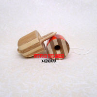 Transparent PU Kendama Pill made from Bamboo, Bamboo Pill, Juggling Kendama Pill, Red Bamboo Kendama Pill, Juggling Toys