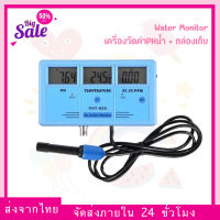 (พร้อมส่ง) เครื่องวัดค่าน้ำ PH / EC / TEMP / TDS / CF แบบมอนิเตอร์ Water Monitor ph tester water tester มี censor