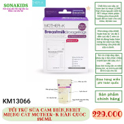 TÚI TRỮ SỮA CẢM BIẾN NHIỆT MIỆNG CẮT MOTHER-K HÀN QUỐC 30C 180ML KM13066