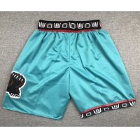 เสื้อคุณภาพสูง ☁♛◙NBA Shorts Memphis Grizzlies Sports Shorts green