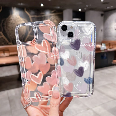 iPhone 11 Pro Max เคส iPhone หนา TPU Soft Case เคสใสถุงลมนิรภัยกันกระแทกการ์ตูนน่ารักสำหรับ iPhone 14 Pro Max 12 13 Pro Max XR X XS Max 6 6S 7 8 Plus iPhone 15 Case #4950