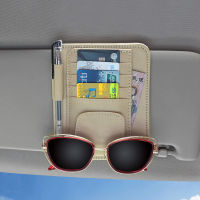 Car Sun Visor Point Organizer Storage Pocket Pouch Bag IC Card Glasses Storage Holder Clip Stowing Tidying Auto Car Accessories