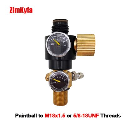 【hot】■◈✌  HPA M18x1.5 or 5/8-18UNF Air Cylinder RegulatorTank Pin 200bar 3000psi Pressure G1/2-14 Ouput