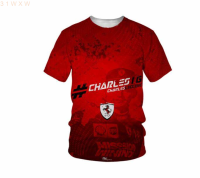 Signature (สต็อกเพียงพอ) F1 Scuderia Ferrari2023 3D T-Shirt 09คุณภาพสูง size:S-5XL