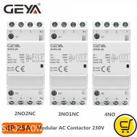 GEYA เครื่อง AC230V ในครัวเรือนระบบอัตโนมัติ4P 25A 4NO 3NO1NC 2NO2NC 50/60Hz 3P 25A