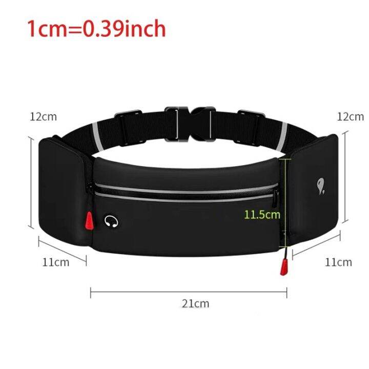 waterproof-running-belt-fanny-pack-waist-bag-phone-pouch-water-bottle-holder-outdoor-camping-hiking-sport-fitness-zip-pocket-running-belt