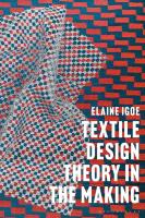 หนังสืออังกฤษใหม่ Textile Design Theory in the Making [Paperback]