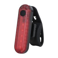 ☋▽ BORUiT Bicycle Rear Light IPX-4 Waterproof USB Rechargeable LED Safety Warning Lamp Bike Flashing Accessories Cycling Taillight