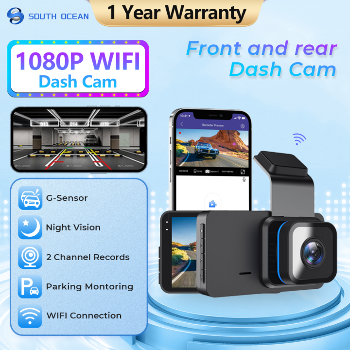 1080p Full Hd Wifi Car Dvr Dashed Camera Vehicle Video Recorder