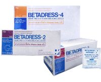 BETADRESS ผ้าก๊อซปิดแผล แบบ Sterile ชนิดแผ่นแยกชิ้น 10 ชิ้น 10 ซอง