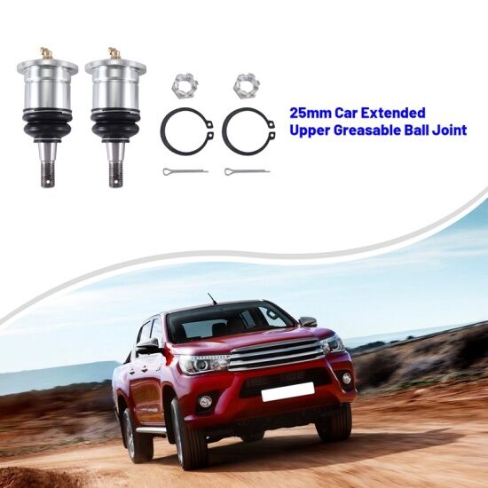 25mm car extended upper greasable ball joint kit for toyota hilux vigo - ảnh sản phẩm 1
