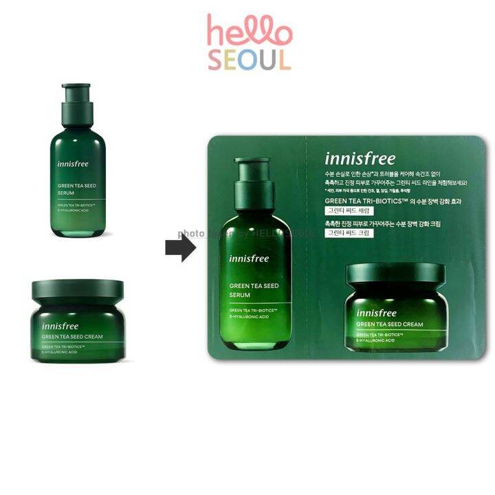Innisfree Green Tea Seed Serum Cream 1ml [2in1 Sample] | Lazada PH