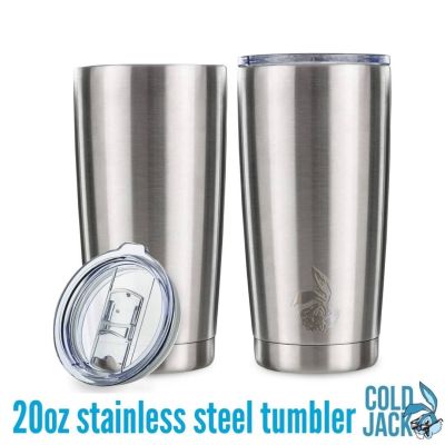 Stainless steel tumbler clear lid แก้วน้ำสแตนเลสฝาใส แก้วน้ำสแตนเลส แก้วกาแฟร้อน แก้วเก็บเย็น แก้วกาแฟ แก้วน้ำพกพา แก้วน้ำ แก้วเบียร์ ขนาด 20oz T1273