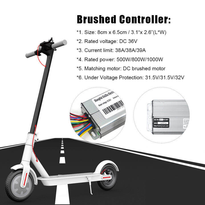 gb-36v-500w-800w-1000w-มอเตอร์ไฟฟ้า-brushed-controller-amp-throttle-twist-grips-ชุดสกู๊ตเตอร์-ebike-มอเตอร์อุปกรณ์เสริม