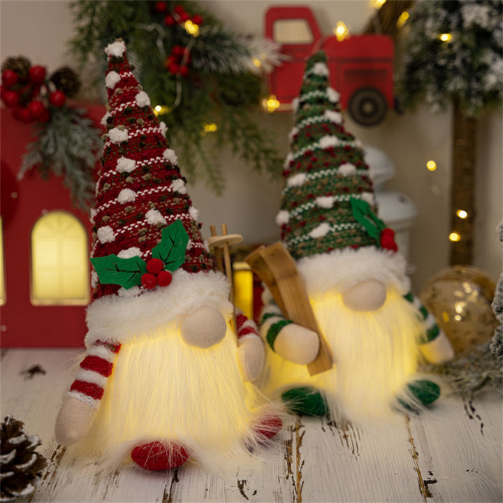 favormax-howbe-ตุ๊กตาถักนิตติ้งพร้อมไฟส่องสว่างจากอเมริกาอุปกรณ์ตกแต่งคริสต์มาส