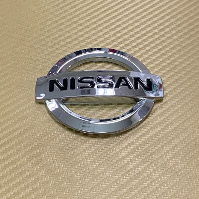 โลโก้* NISSAN  สีชุบโครเมี่ยม ขนาด* 5.5 x 6 cm ราคาต่อชิ้น