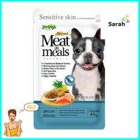 อาหารสุนัข JERHIGH MEAT AS MEALS SALMON 0.045 กก.DRY DOG FOOD JERHIGH MEAT AS MEALS SALMON 0.045KG **ราคารวม Vat แล้วค่ะ ไม่มีบวกเพิ่ม**