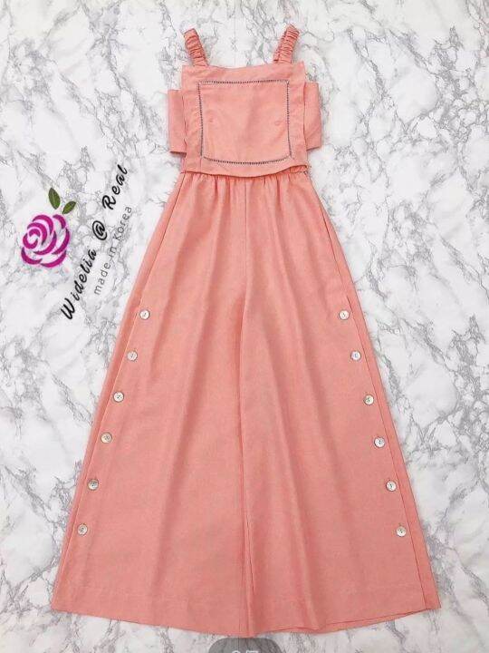 p010-098-pimnadacloset-wide-leg-side-high-slit-pants-pinafore-jumpsuit-in-peach-with-pockets