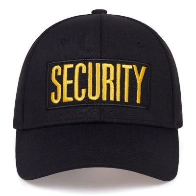 2023 New Fashion ◊▼℡ New SECURITY Letter Patch  Baseball Cap Men Women Universal Wild Casual Hats Spri，Contact the seller for personalized customization of the logo