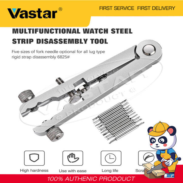 คีมนาฬิกาข้อมือ-vastar-6825ตรฐานตัวถอดสปริงบาร์สายนาฬิกาเครื่องมือถอนซ่อม