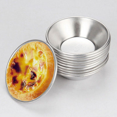 1pcs Aluminum Alloy Egg Tart Mould Kitchen Baking Gadgets I1Y2