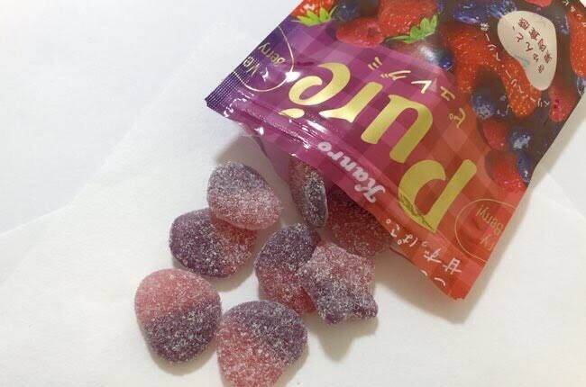 kanro-pur-mixed-berry-เยลลี่เคนโร่รสเบอร์รี่รวม