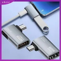 VHOIC หญิงกับชาย อะแดปเตอร์ USB เป็น Micro OTG แหล่งจ่ายไฟฟ้า ฮาร์ดไดรฟ์ดิสก์ ขั้วต่อโทรศัพท์มือถือ มืออาชีพอย่างมืออาชีพ แท็บเล็ต ตัวแปลงสายข้อมูล