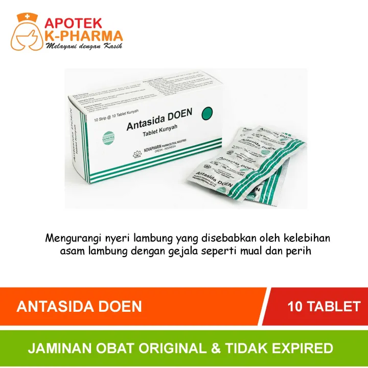 Antasida Doen Isi 10 Tablet Obat Original Generik Lazada Indonesia 9594