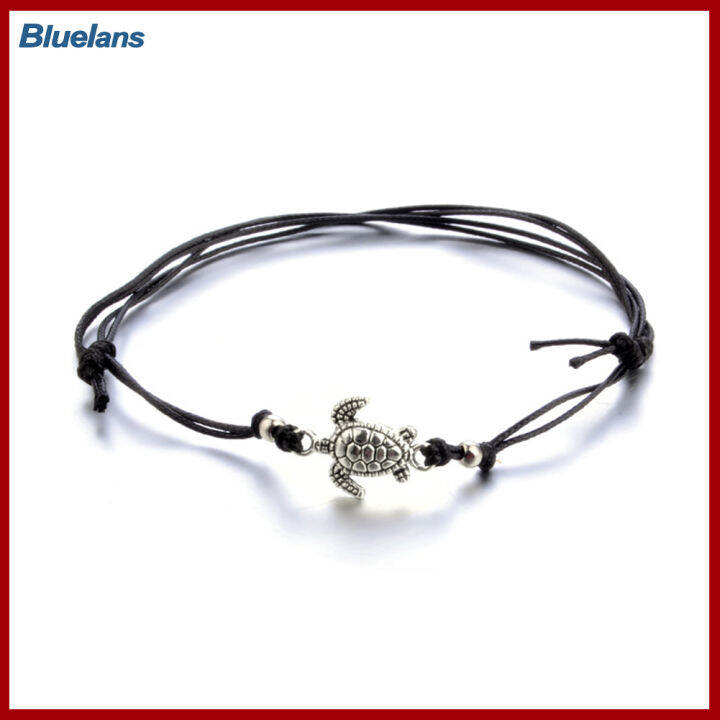 bluelans-3pcs-โบฮีเมียเชือก-sea-turtle-สร้อยข้อเท้าร้อยหินสร้อยข้อมือแหวนนิ้วเท้า