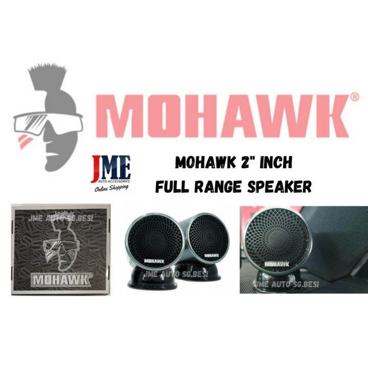 [JME AUTO] MOHAWK SILVER M1 SERIES 2" INCH 2WAY FULL RANGE SPEAKER