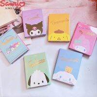 Sanrio กระดาษโน๊ตติดหนึบ80หน้า4รูปแบบ,แผ่นจดไดอารี่สำนักงานแท็กโน้ตช่วยจำน่ารักของขวัญนักเรียนเด็กผู้หญิง