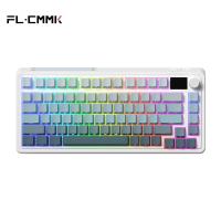 FL · ESPORTS CMK75สามโหมดเต็มรูปแบบคีย์81Key สลับร้อน2.4กรัมกุญแจหมวกแป้นพิมพ์แบบมีสายบลูทูธไร้สาย