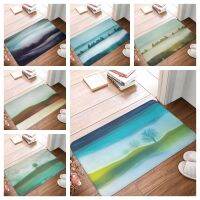 Green Forest Landscape Bath Mats Aesthetic Natural Scenery Door Mat Floor Mat Bathroom Rug Toilet Carpet Bathroom Product