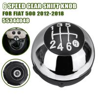 6 Speed Gear Stick Shift Lever Knob Manual Transmission 55344048 for Fiat 500 2012-2018