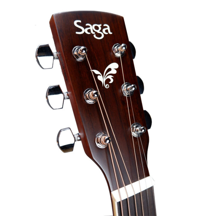 saga-sf700gc-กีตาร์โปร่ง-สีไม้