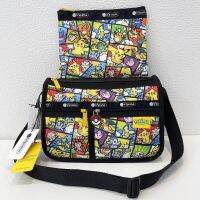 2023 Lesportsac ใหม่สินค้าใหม่ Cartoon Yellow Fatty Small Messenger Bag Casual กระเป๋าหญิงความจุขนาดใหญ่7507กระเป๋าแม่และเด็ก