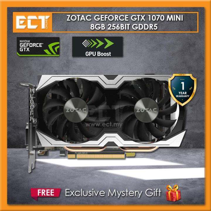 Bulk Pack) Zotac Geforce GTX 1070 Mini Edition 8GB GDDR5 256-Bit