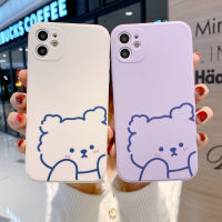 AKABEILA Cartoon Bear Phone Cases for IPhone 13 Pro Max 11 12 Pro MAX Anti Knock Back Case for IPhone 11 12 XR X XS Max Se 66s 7 8 Plus Covers Shockpr