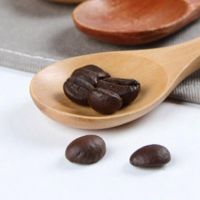 8cm Small Little Mini Wooden Spoon Scoop Honey Coffee Condiment Salt Sugar Spoon