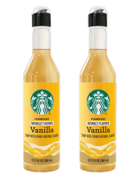 Starbucks Vanilla Syrup สตาร์บัค ไซรัป นำเชื่อม วานิลลา 375ml. x 2ขวด