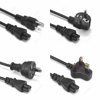 Laptop Power Cable 1.2m 1.5m 6ft USA Plug IEC C5 AC Adapter Power Supply Cord For Dell Lenovo Notebook Comnputer Monitor LG TV