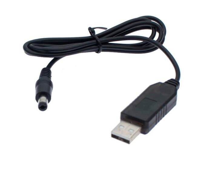 สาย Usb Power Boost Dc 5v ถึง Dv 9v 12v Step Up โมดูล 1m Usb Converter Adapter Cable 2 1x5 5mm